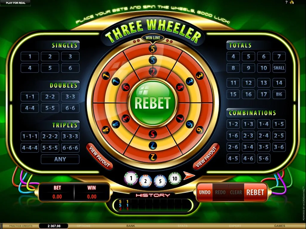 Three Wheeler Roulette — επιτραπέζιο παιχνίδι στο HugeWin Casino